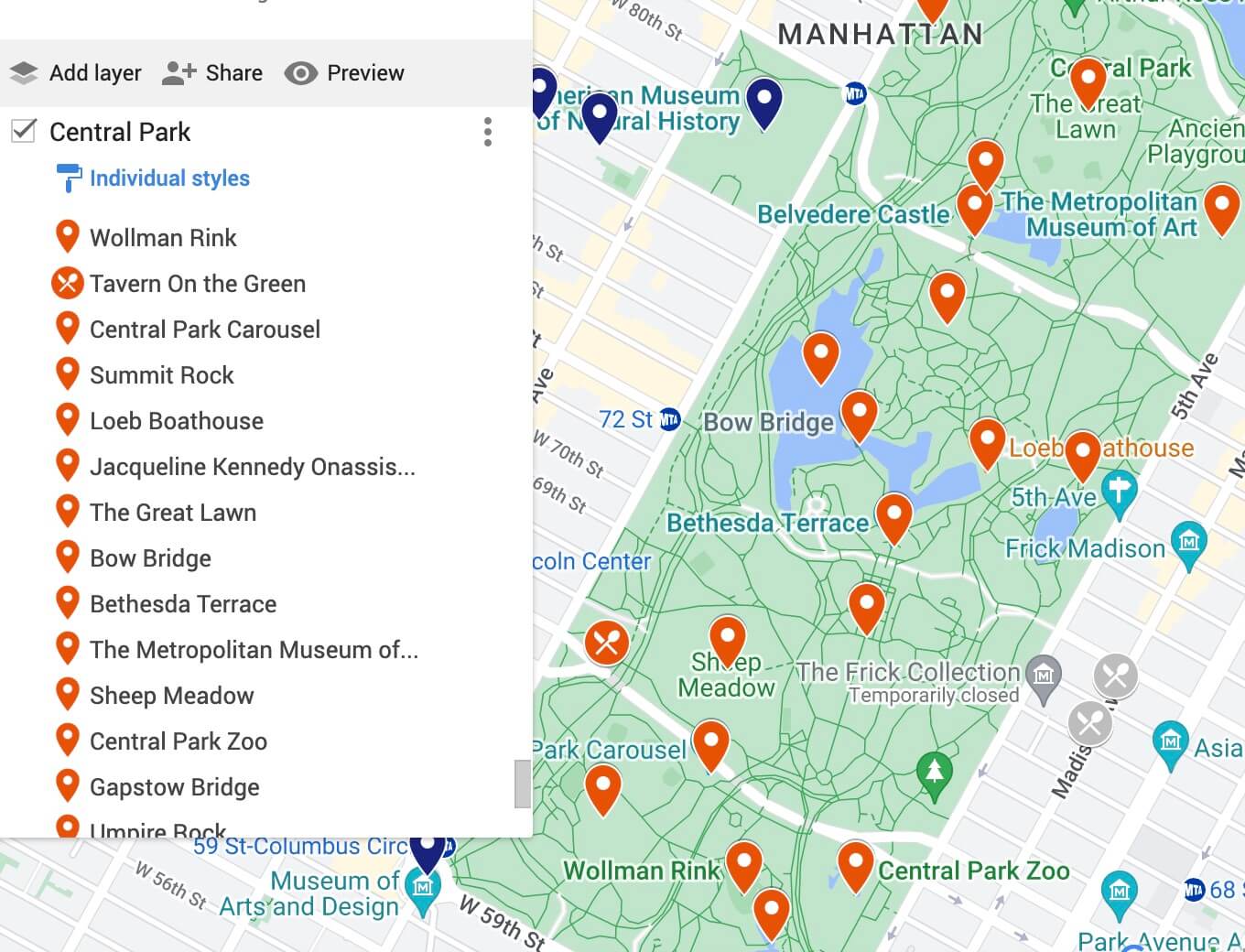 Central Park - how to plan your New York itinerary