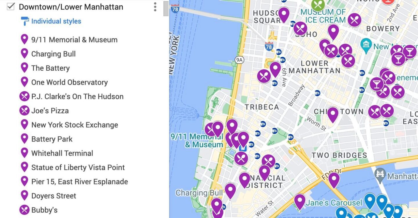 Downtown/Lower Manhattan